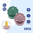 0-36 months macaron color baby silicone pacifier + pacifier chain, food grade material children's chewing fun