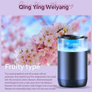 Smart Car Air Freshener Car Fragrance Diffuser Automobile Rechargeable Air Freshener Car Interior Deodorizer with Ambient light
