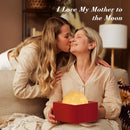 16 Color Moon Lamp 148 Light Modes LED Night Light,Christmas/Birthday Gift for Women & Kids with Wooden Stand & Remote 5.9 Inch