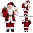 1 new Santa Claus statue ornaments, suitable for Christmas desktop decoration, party decoration, home decoration crafts, room de