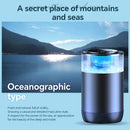 Smart Car Air Freshener Car Fragrance Diffuser Automobile Rechargeable Air Freshener Car Interior Deodorizer with Ambient light