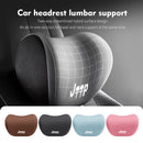 Car Neck Pillow Protective Lumbar Back Support Headrest Cushion For Jeep Patriot Renegade Wrangler JK JL Liberty Trailhawk