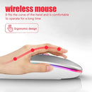 Laggy, uncomfortable mouse ruining your game? Upgrade to the RGB Wireless Gaming Mouse – ergonomic, rechargeable, and ultra-responsive up to 3600DPI. Play smoother. Work faster. No wires, no limits.