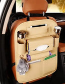2024 New Car Seat back Storage Organizer Bag Universal PU Leather Multifunction Storage Box Stowing Tidying Pocket Auto Styling