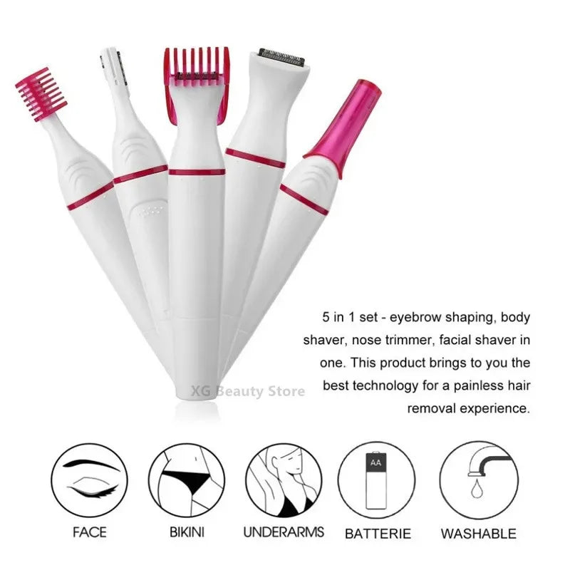 Women's Electric Razor - USB Electric Lady Shaver, Ladies Epilator Razor, Foil Shaver With Stainless Steel Blade, USB Charging,