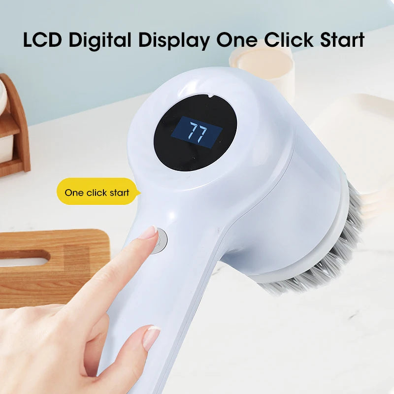 Stop cleaning in pain! With the Electric Spin Scrubber, you clean faster, easier, and pain-free. Less effort. No pain. Cleaning made simple.