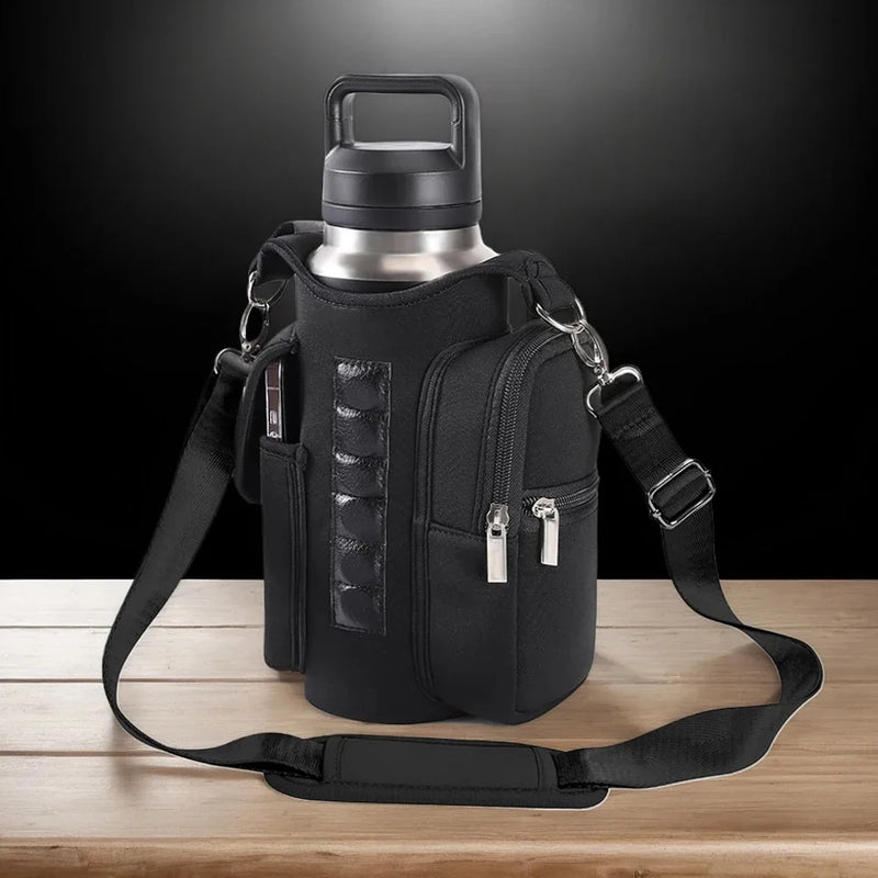 Tired of juggling your bottle and phone at the gym? Go hands-free with the Magnetic Bottle Holder – strong magnets, comfy strap, and extra pocket. More focus. Less hassle. Zero distractions.
