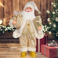 1 new Santa Claus statue ornaments, suitable for Christmas desktop decoration, party decoration, home decoration crafts, room de