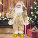 1 new Santa Claus statue ornaments, suitable for Christmas desktop decoration, party decoration, home decoration crafts, room de