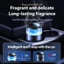 Smart Car Air Freshener Car Fragrance Diffuser Automobile Rechargeable Air Freshener Car Interior Deodorizer with Ambient light