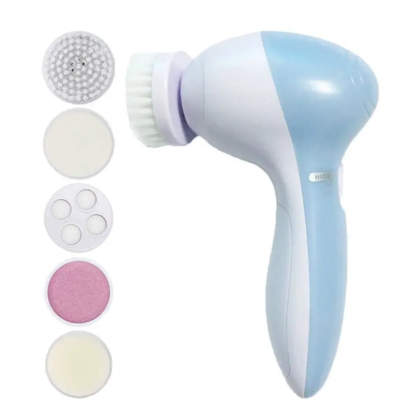 Still scrubbing your face by hand? Stop hurting your skin start healing it.  Your pores are screaming for help. Deep clean. Glow again.  Tired of dull, tired skin? Wake it up with 5-in-1 spa power at home.