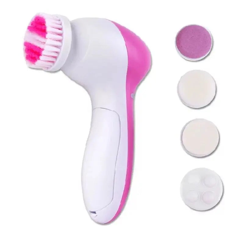 Still scrubbing your face by hand? Stop hurting your skin start healing it.  Your pores are screaming for help. Deep clean. Glow again.  Tired of dull, tired skin? Wake it up with 5-in-1 spa power at home.