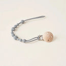 0-36 months macaron color baby silicone pacifier + pacifier chain, food grade material children's chewing fun