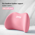 Car Neck Pillow Protective Lumbar Back Support Headrest Cushion For Jeep Patriot Renegade Wrangler JK JL Liberty Trailhawk