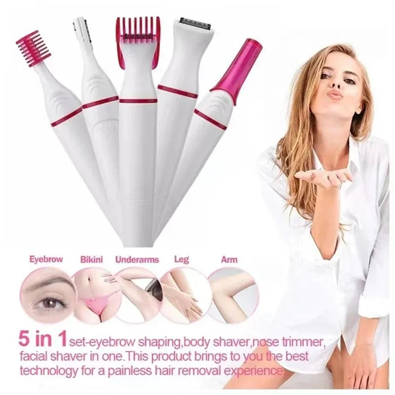 Women's Electric Razor - USB Electric Lady Shaver, Ladies Epilator Razor, Foil Shaver With Stainless Steel Blade, USB Charging,