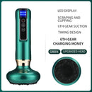 Intelligent Cupping Apparatus Rechargeable Magnetic Suction Body Massager for Cellulite Scraping and Cupping Massage Machine