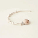 0-36 months macaron color baby silicone pacifier + pacifier chain, food grade material children's chewing fun