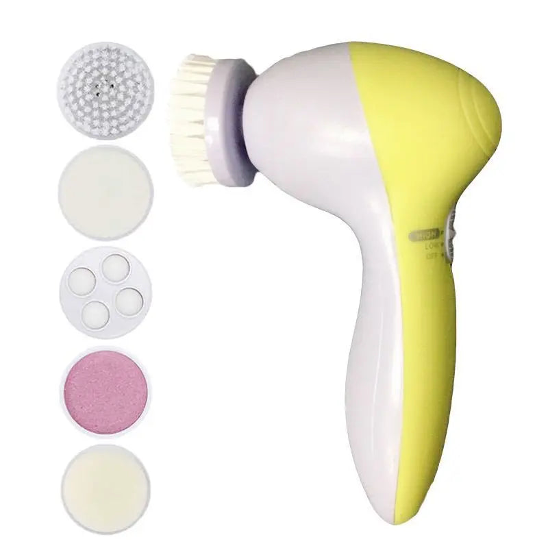 Still scrubbing your face by hand? Stop hurting your skin start healing it.  Your pores are screaming for help. Deep clean. Glow again.  Tired of dull, tired skin? Wake it up with 5-in-1 spa power at home.