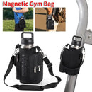 Tired of juggling your bottle and phone at the gym? Go hands-free with the Magnetic Bottle Holder – strong magnets, comfy strap, and extra pocket. More focus. Less hassle. Zero distractions.