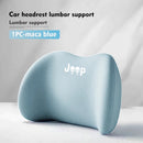 Car Neck Pillow Protective Lumbar Back Support Headrest Cushion For Jeep Patriot Renegade Wrangler JK JL Liberty Trailhawk