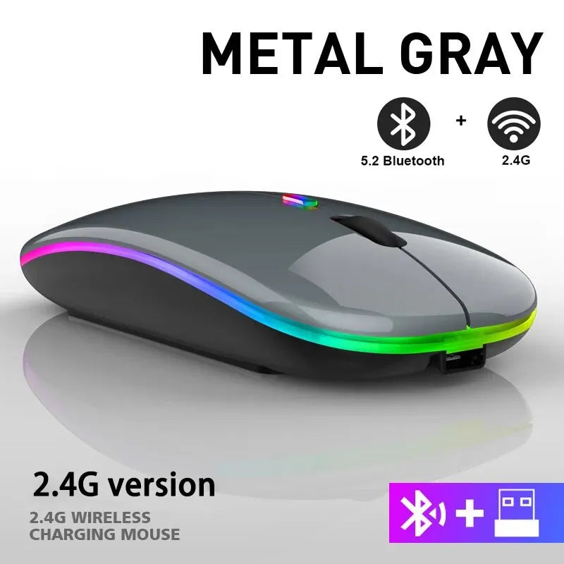 Laggy, uncomfortable mouse ruining your game? Upgrade to the RGB Wireless Gaming Mouse – ergonomic, rechargeable, and ultra-responsive up to 3600DPI. Play smoother. Work faster. No wires, no limits.