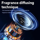 Smart Car Air Freshener Car Fragrance Diffuser Automobile Rechargeable Air Freshener Car Interior Deodorizer with Ambient light
