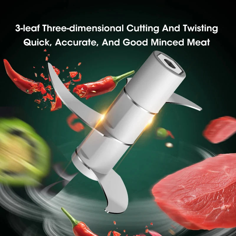 Chop garlic, meat, and veggies in seconds! Tired of the mess and sore hands? The 250ml Electric Chopper is portable, rechargeable, and effortless. Less prep. More cooking. Zero stress.