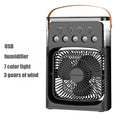 3 In 1 Fan AIr Conditioner Household Small Air Cooler LED Night Light Portable Humidifier Air Adjustment Fan Office Home Fan New