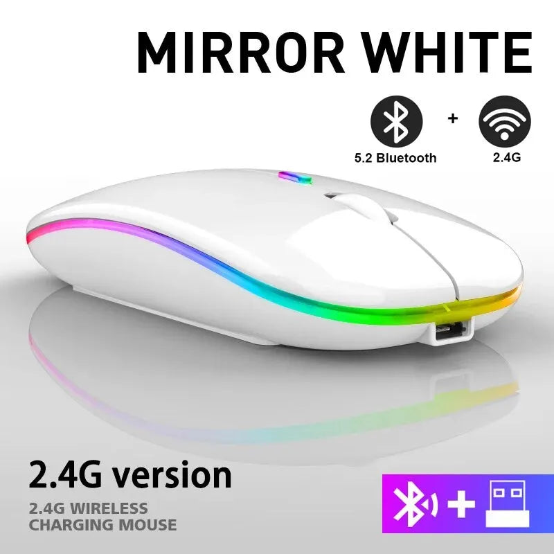 Laggy, uncomfortable mouse ruining your game? Upgrade to the RGB Wireless Gaming Mouse – ergonomic, rechargeable, and ultra-responsive up to 3600DPI. Play smoother. Work faster. No wires, no limits.