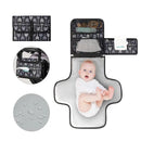 Portable Baby Changing Pad with Pockets Waterproof Travel Diaper Changing Station Kit for infant outdoor Gifts