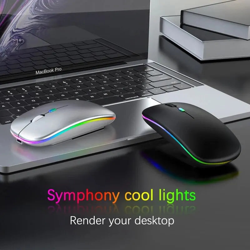 Laggy, uncomfortable mouse ruining your game? Upgrade to the RGB Wireless Gaming Mouse – ergonomic, rechargeable, and ultra-responsive up to 3600DPI. Play smoother. Work faster. No wires, no limits.