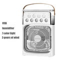 3 In 1 Fan AIr Conditioner Household Small Air Cooler LED Night Light Portable Humidifier Air Adjustment Fan Office Home Fan New